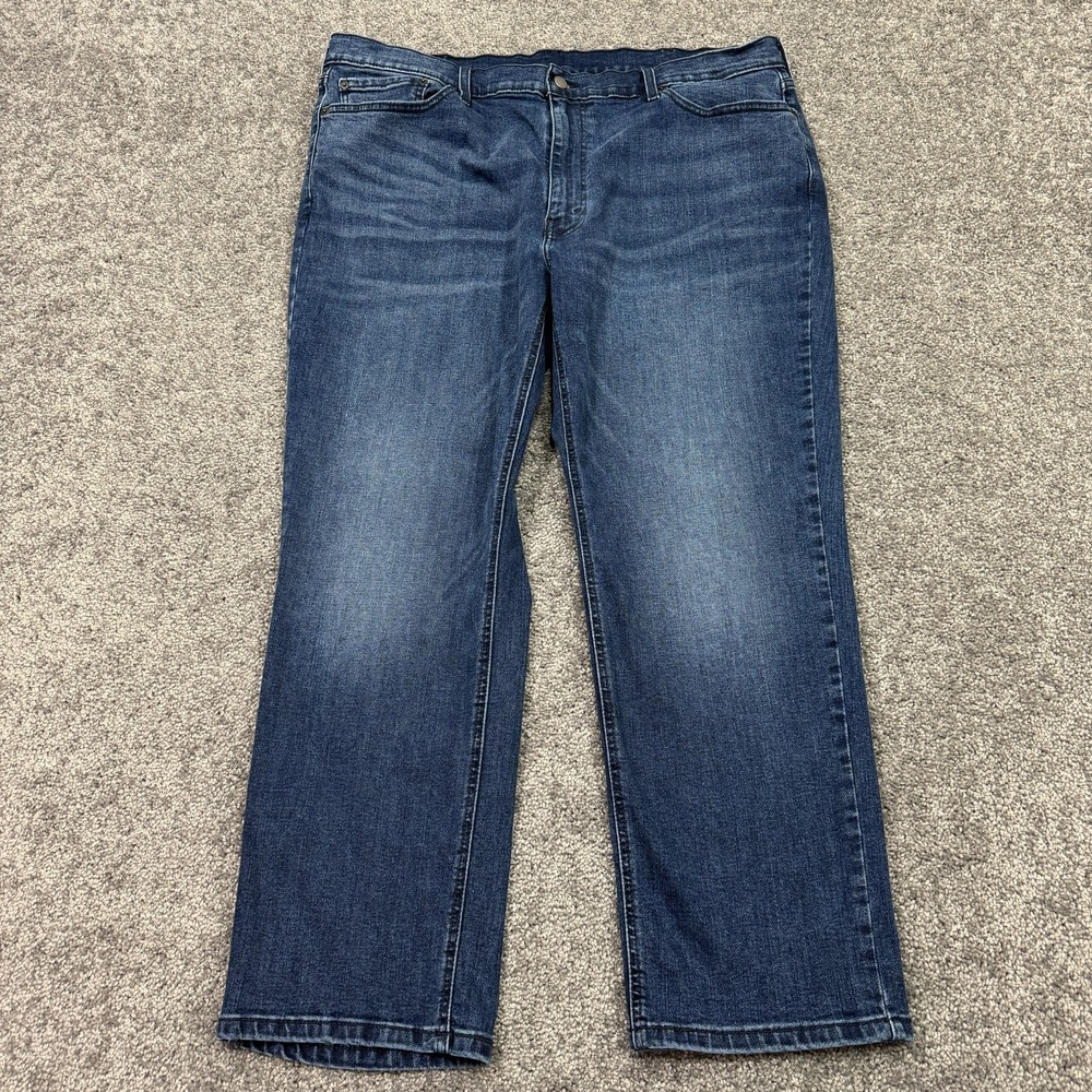Levis Jeans Mens 40x30 Blue 541 Athletic Taper Stretch Medium Wash Denim Work